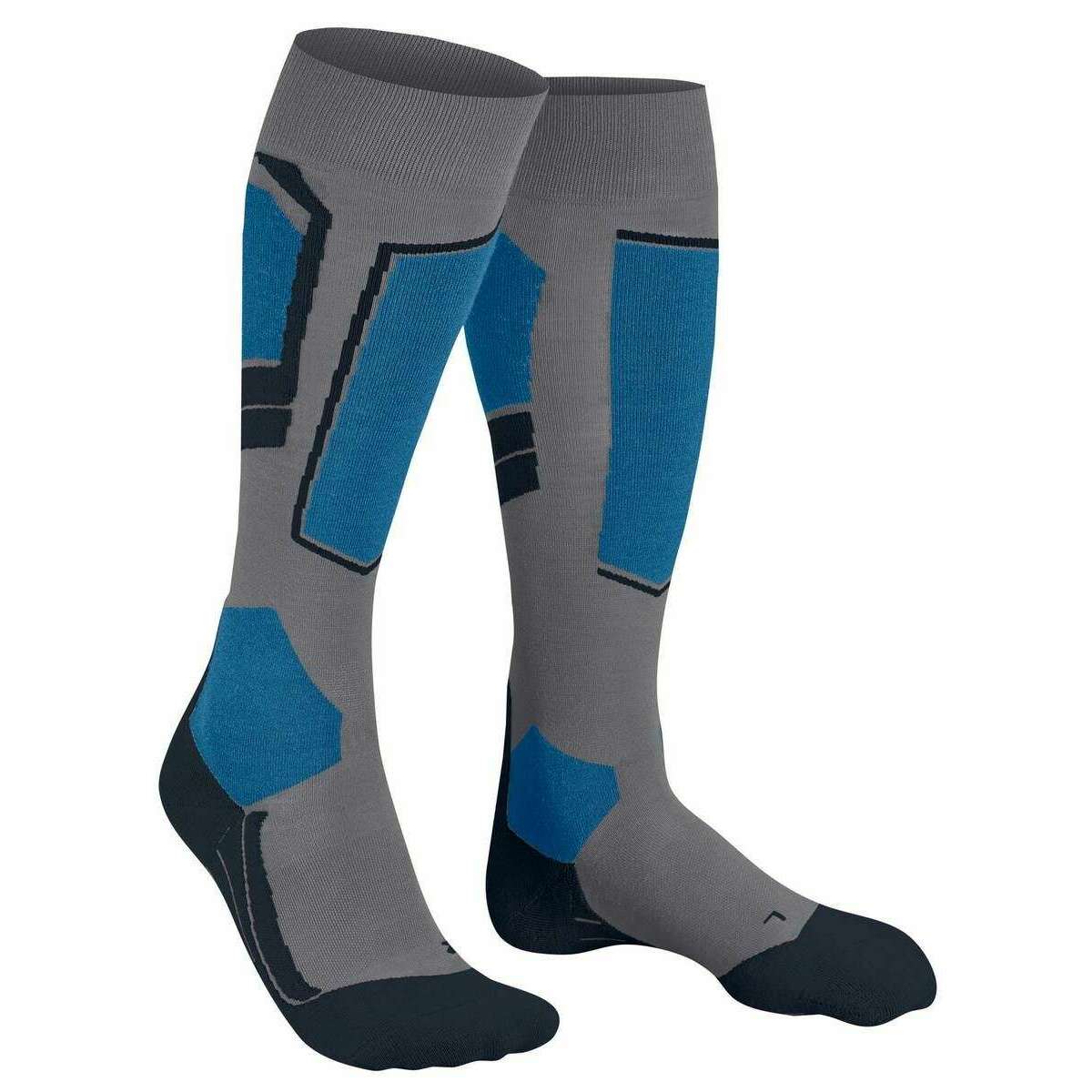 Falke SK4 Advanced Skiing Knee-High Socks - Grey - Image 2