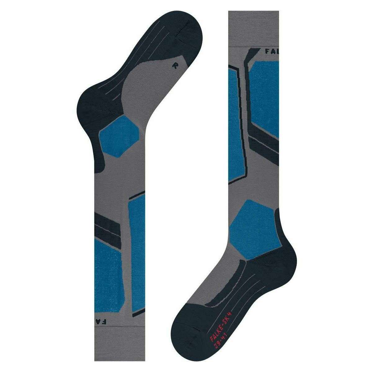 Falke SK4 Advanced Skiing Knee-High Socks - Grey - Image 4
