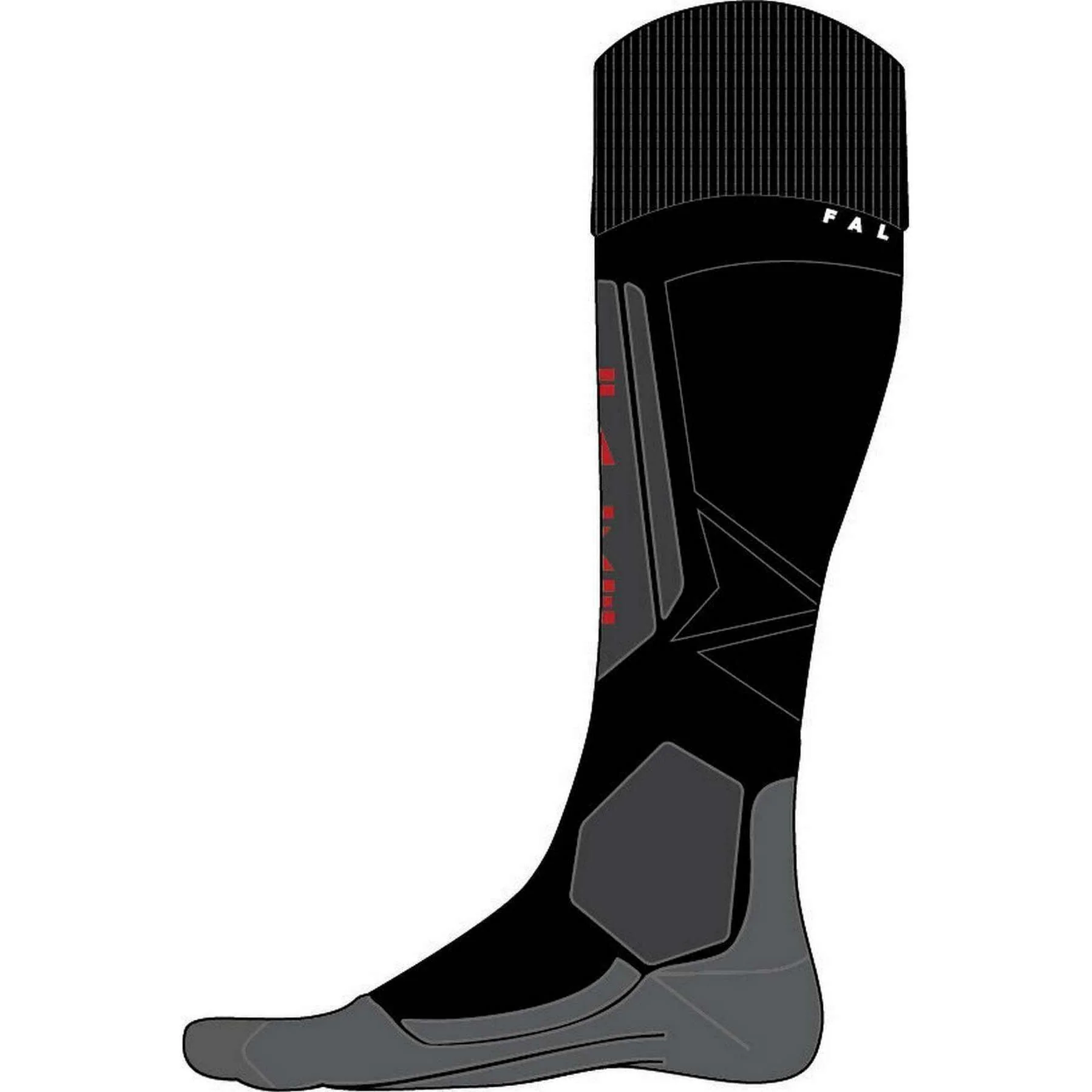 Falke SK5 Expert Skiing Knee High Socks - Black