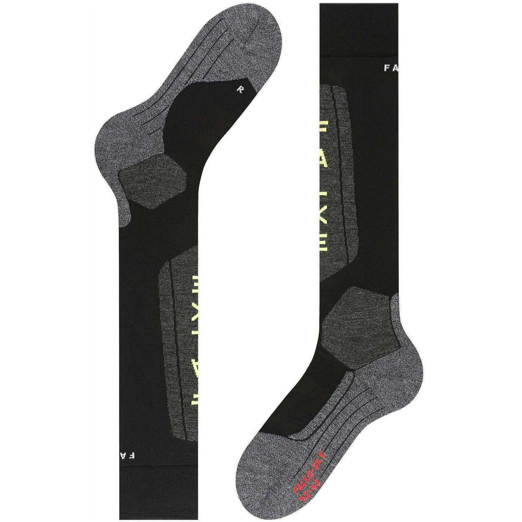 Falke SK5 Expert Skiing Knee High Socks - Black Lightening - Image 6