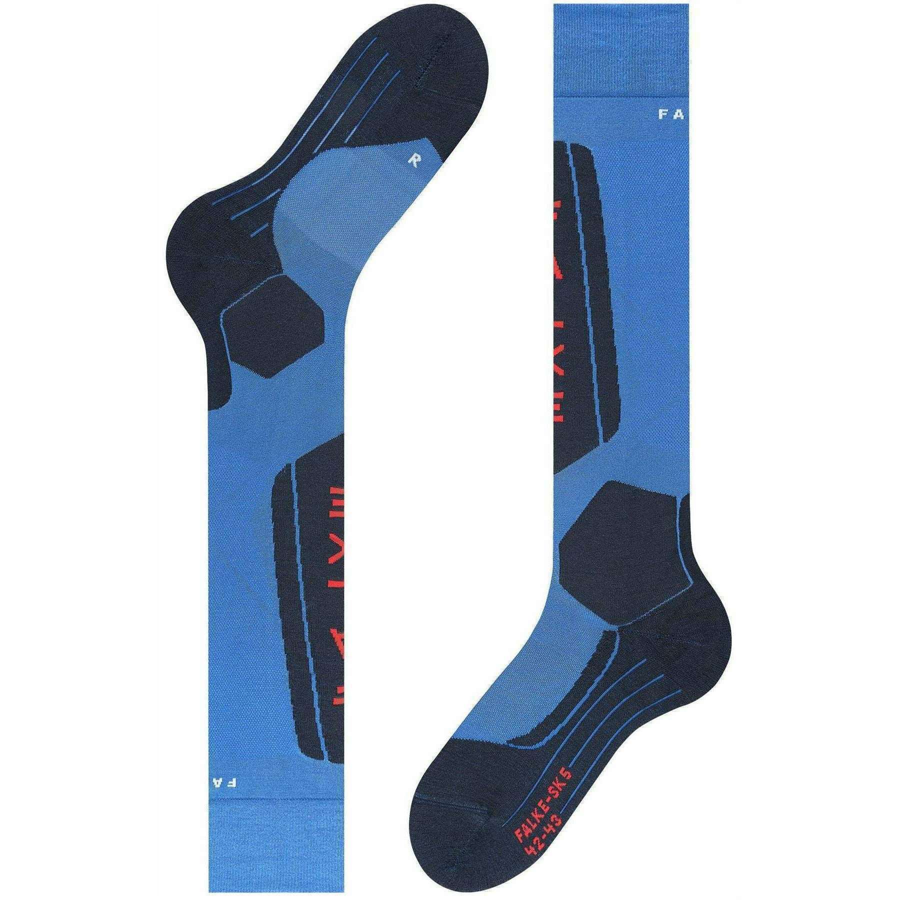 Falke SK5 Expert Skiing Knee High Socks - Olympic Blue - Image 6