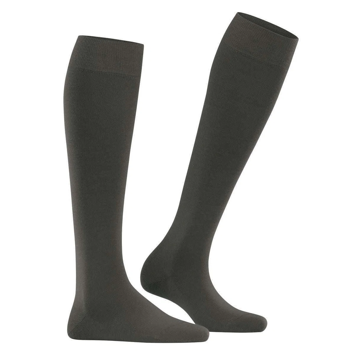 Falke Softmerino Knee High Socks - Military Green - Image 2