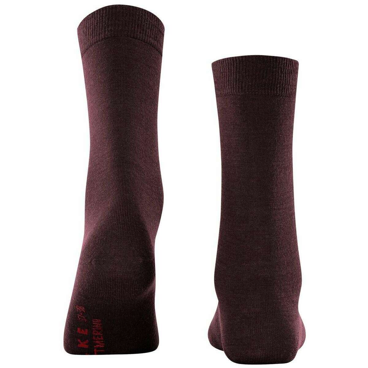 Falke Softmerino Socks - Burgundy - Image 3
