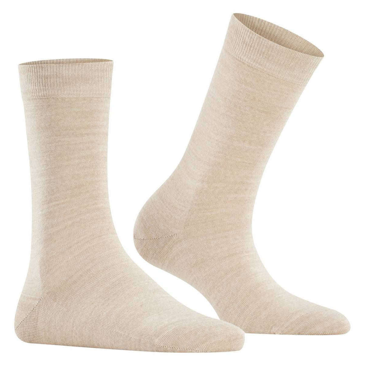 Falke Softmerino Socks - Linen Mel Beige - Image 2