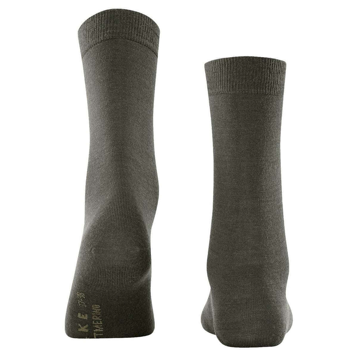 Falke Softmerino Socks - Military Green - Image 3
