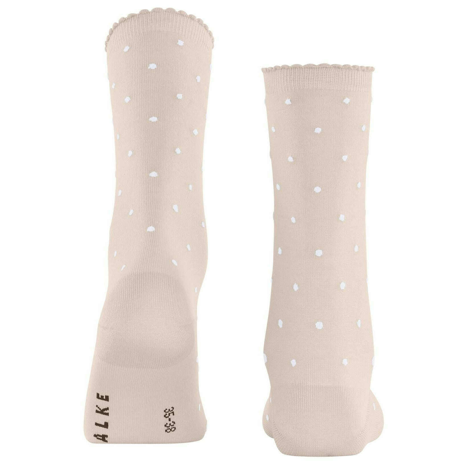Falke Spike Dot Socks - Cream - Image 3