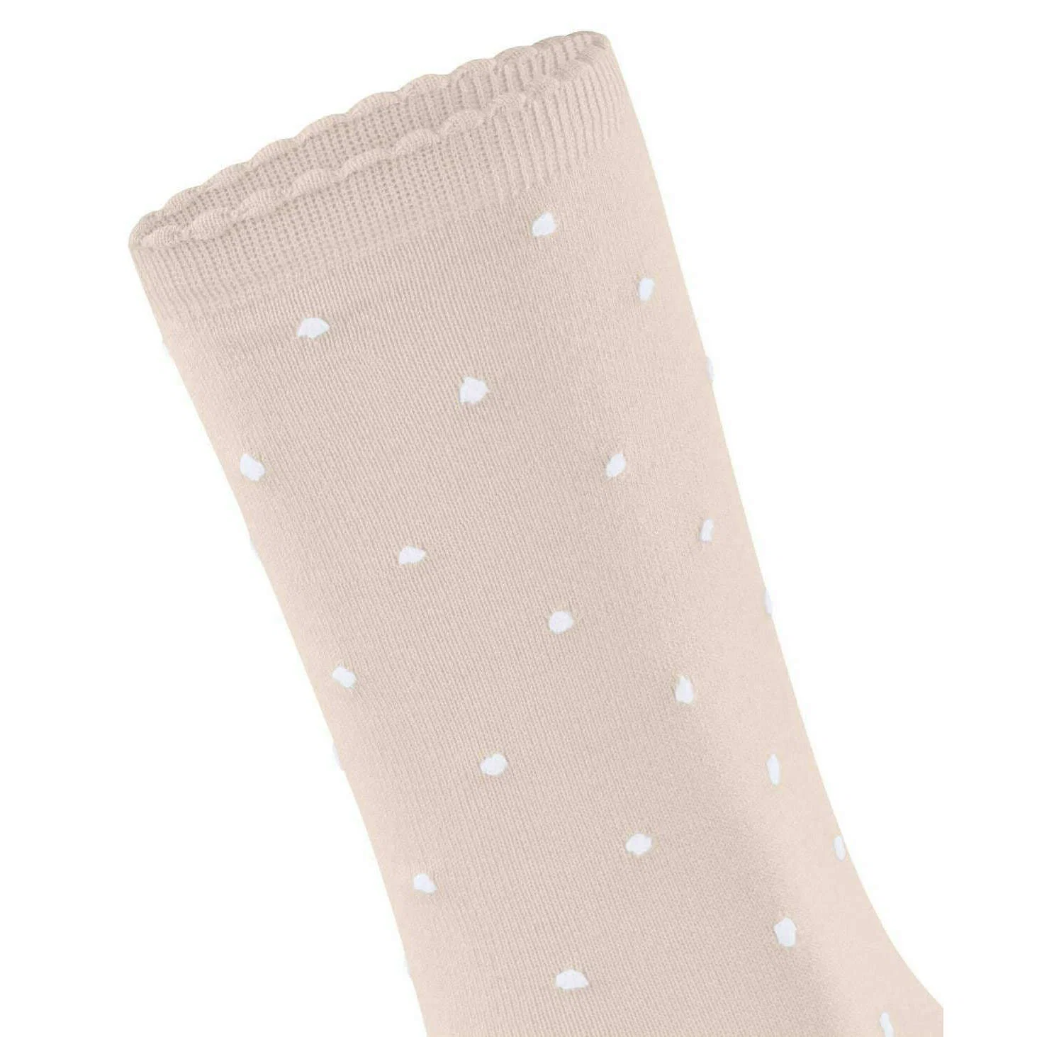 Falke Spike Dot Socks - Cream - Image 4