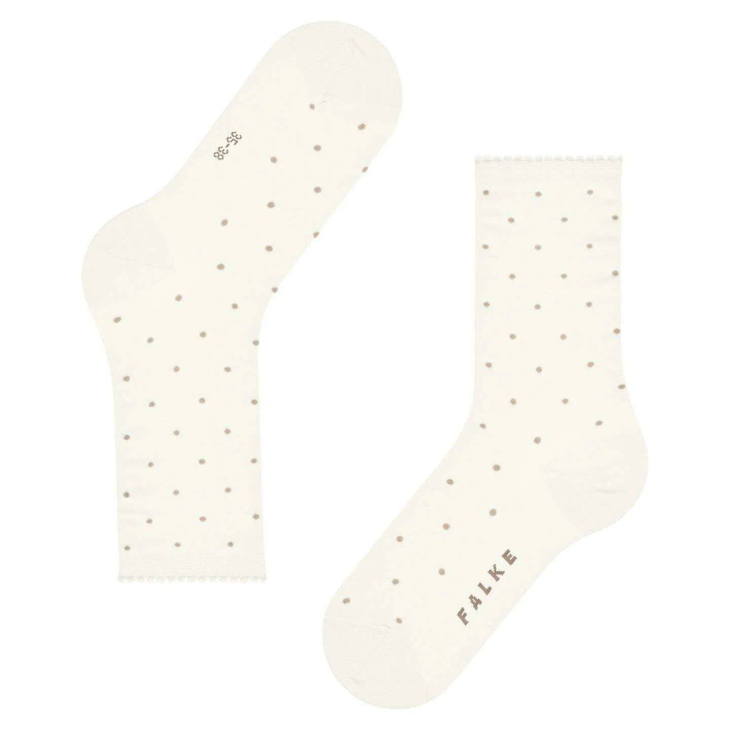 Falke Spike Dot Socks - Off White - Image 5