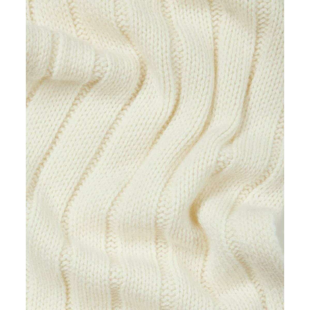 Falke Sporty Rib Cashmere Scarf - Off-White - Image 2