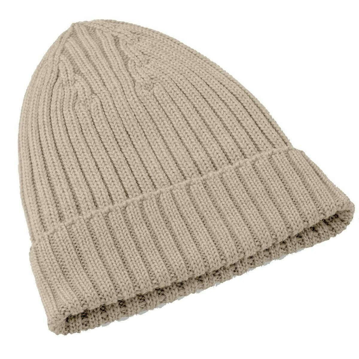 Falke Sporty Ribbed Beanie - Beige Mel - Image 2