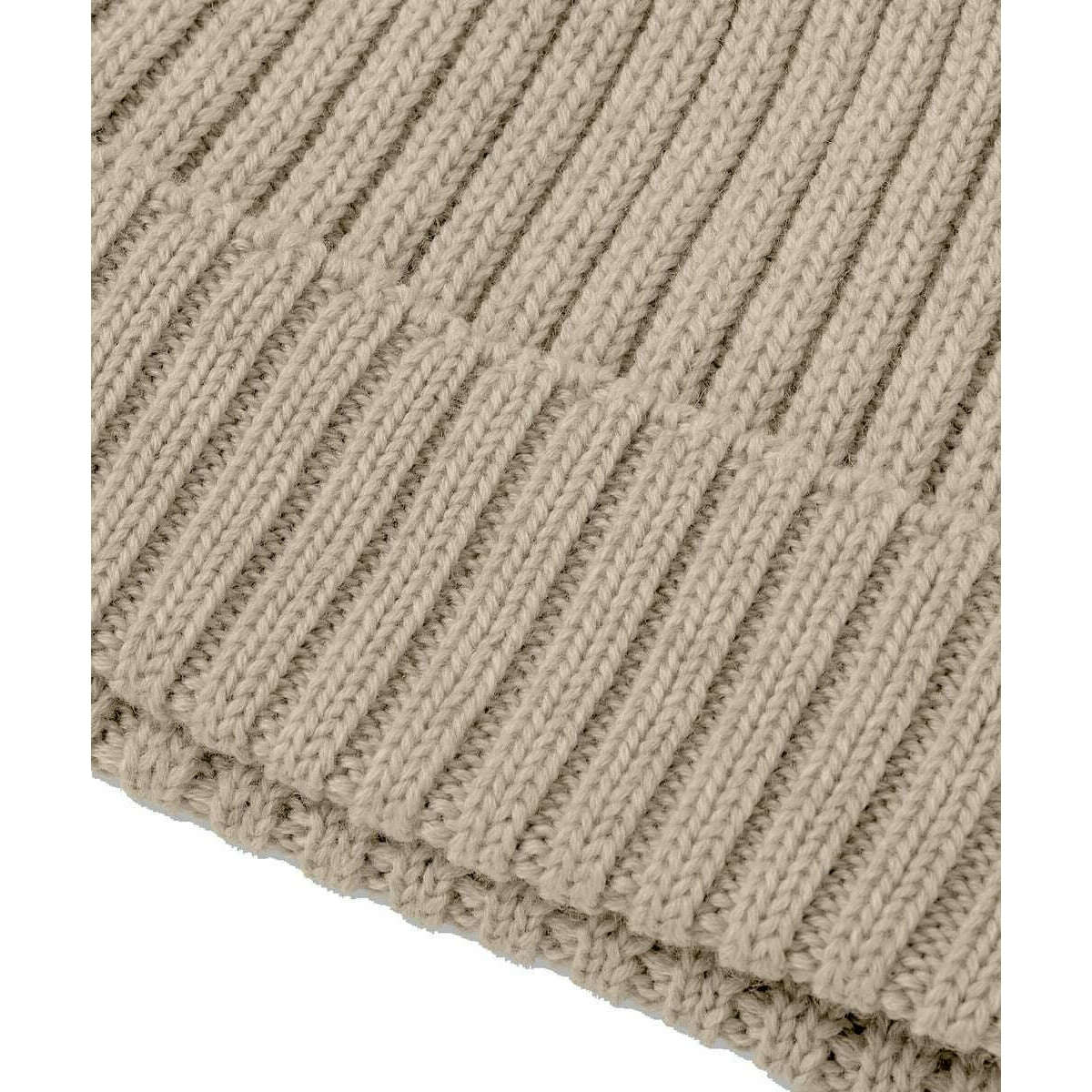 Falke Sporty Ribbed Beanie - Beige Mel - Image 3