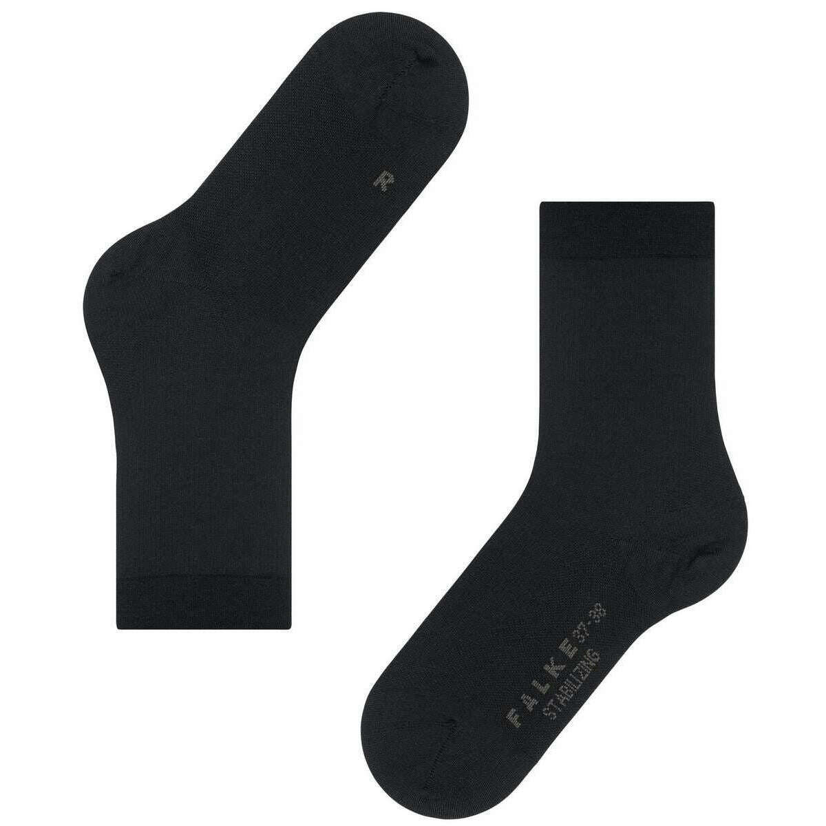 Falke Stabilizing Wool Everyday Socks - Black - Image 5