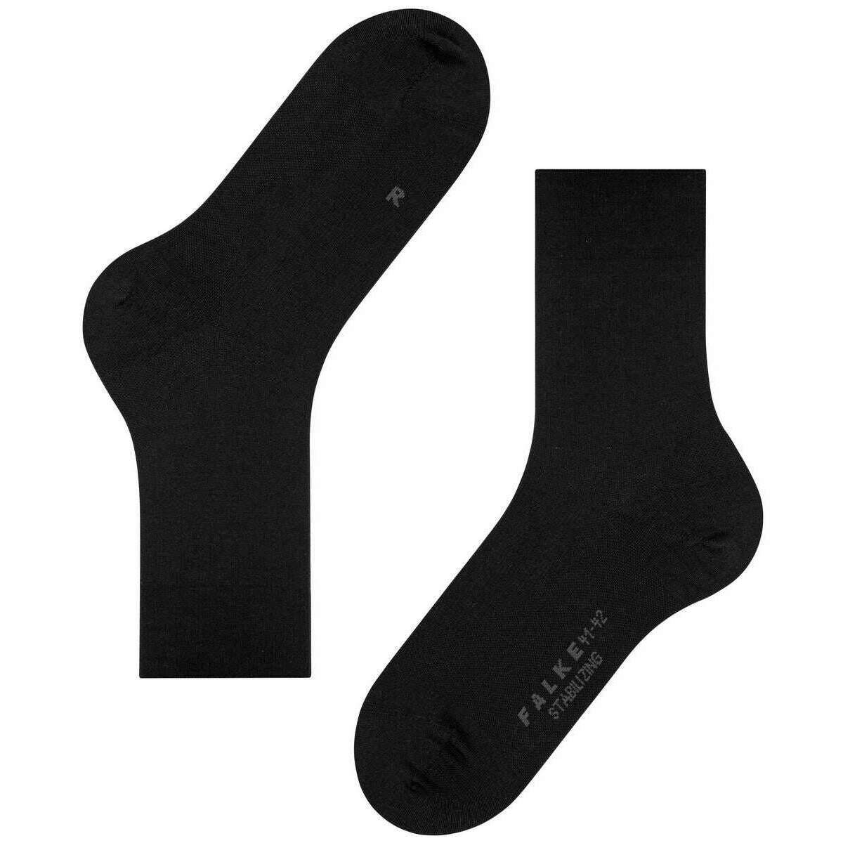 Falke Stabilizing Wool Everyday Socks - Black - Image 5
