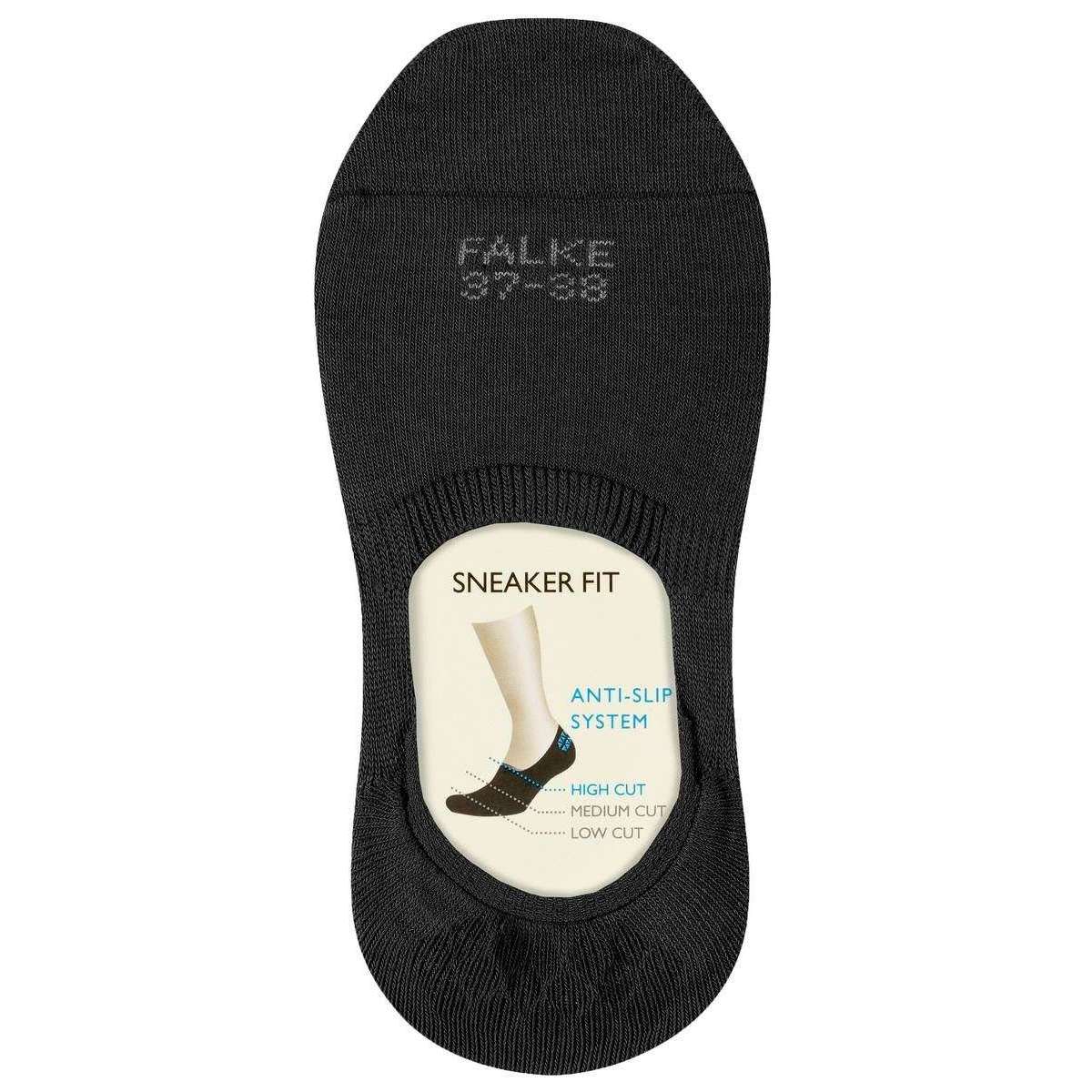 Falke Step High Cut No Show Socks - Black - Image 4