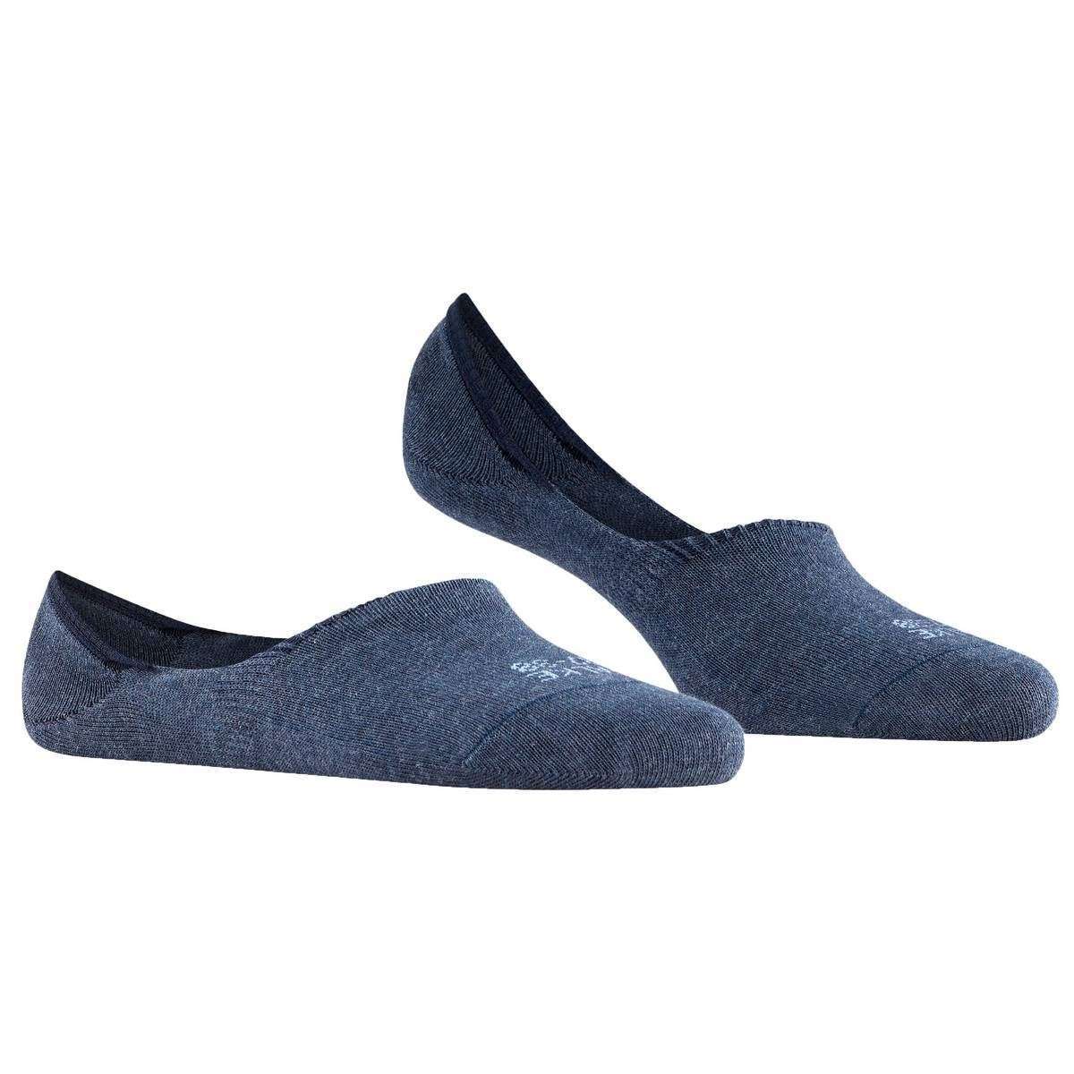 Falke Step High Cut No Show Socks - Navy Mel - Image 2