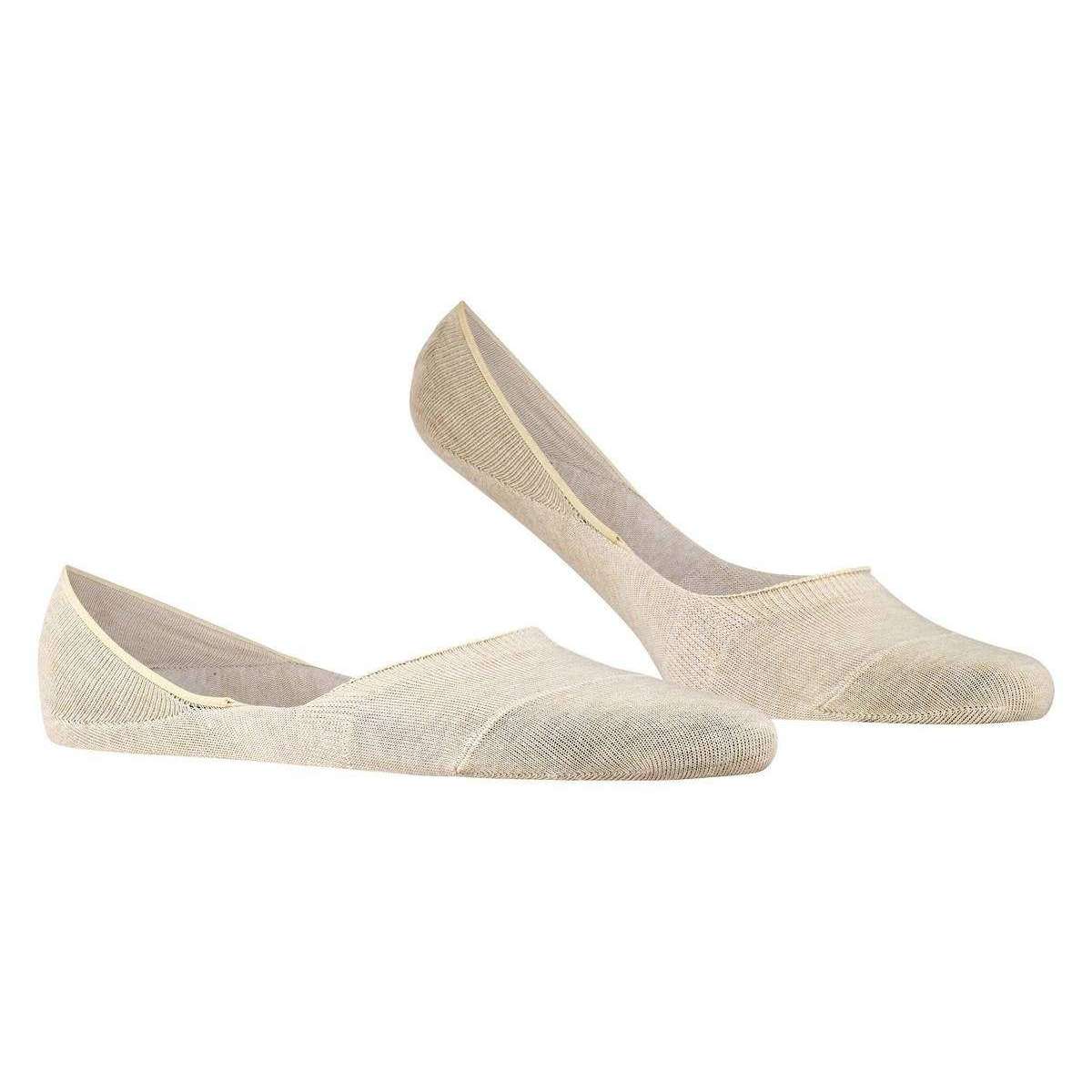 Falke Step Medium Cut No Show Box Socks - Sand Mel Beige - Image 2