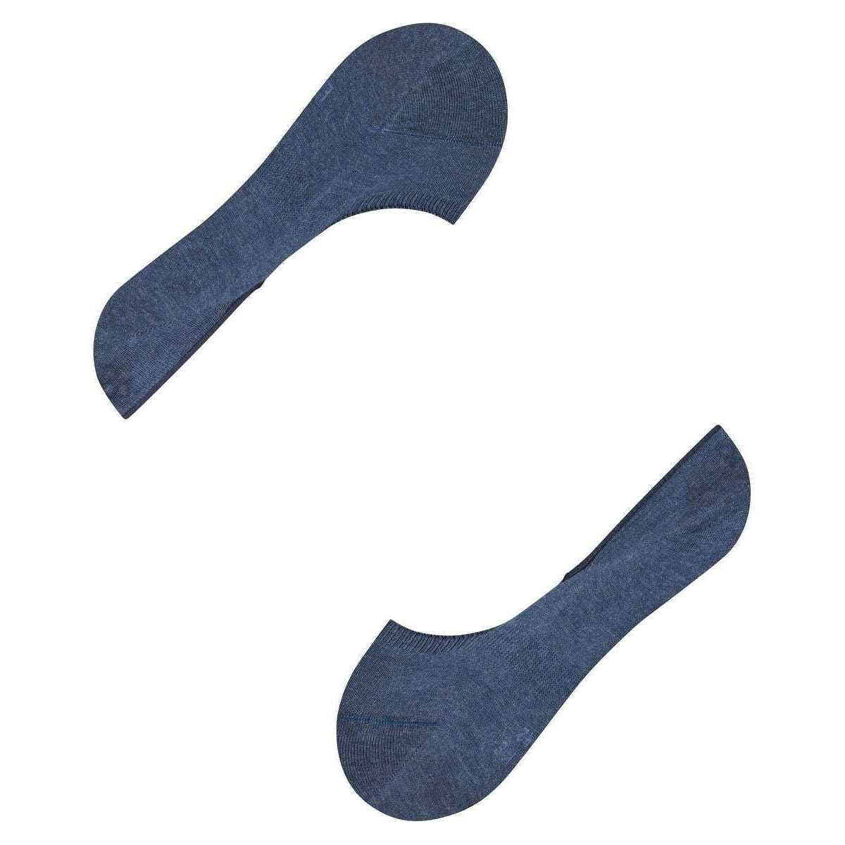 Falke Step Medium Cut No Show Socks - Navy Blue Mel - Image 5