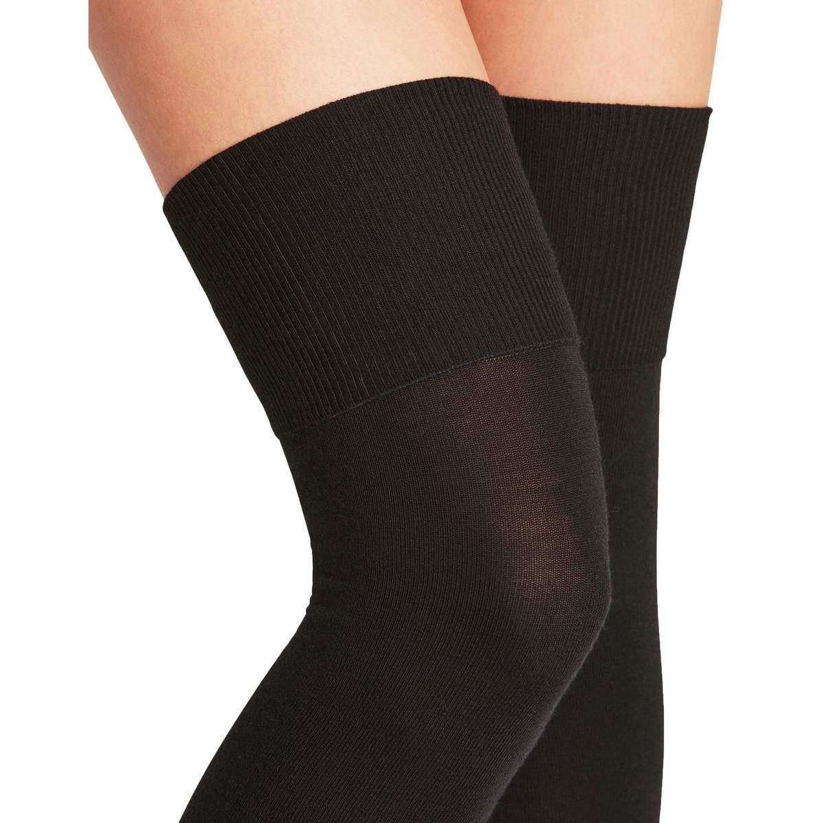 Falke Striggings Over the Knee Socks - Black - Image 5