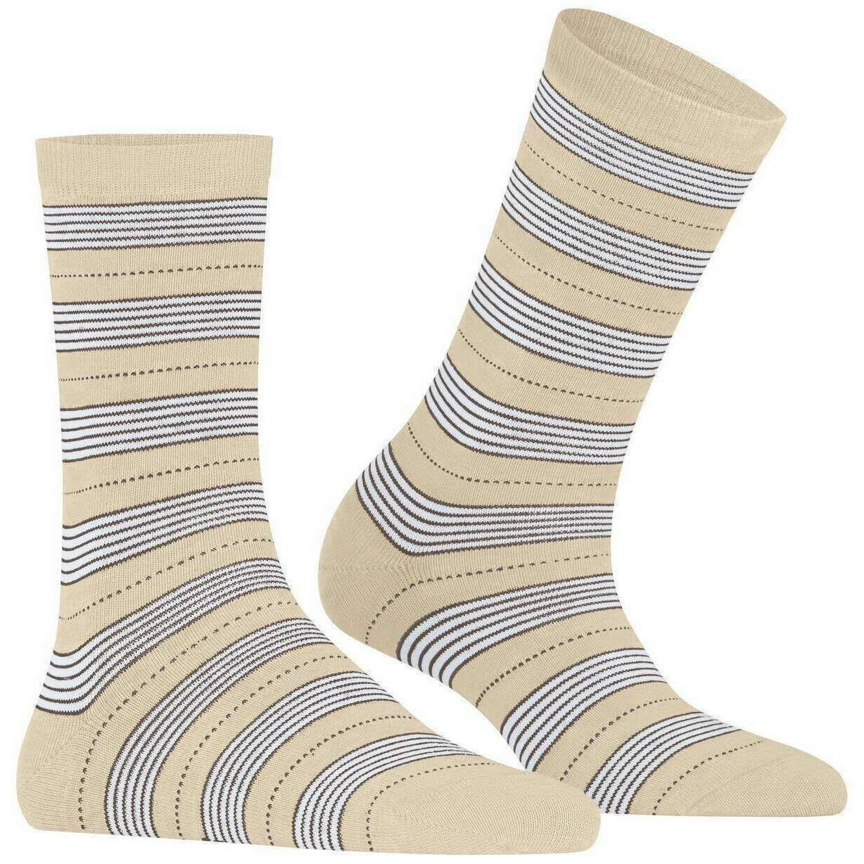 Falke Stripe Uniform Socks - Cream - Image 2