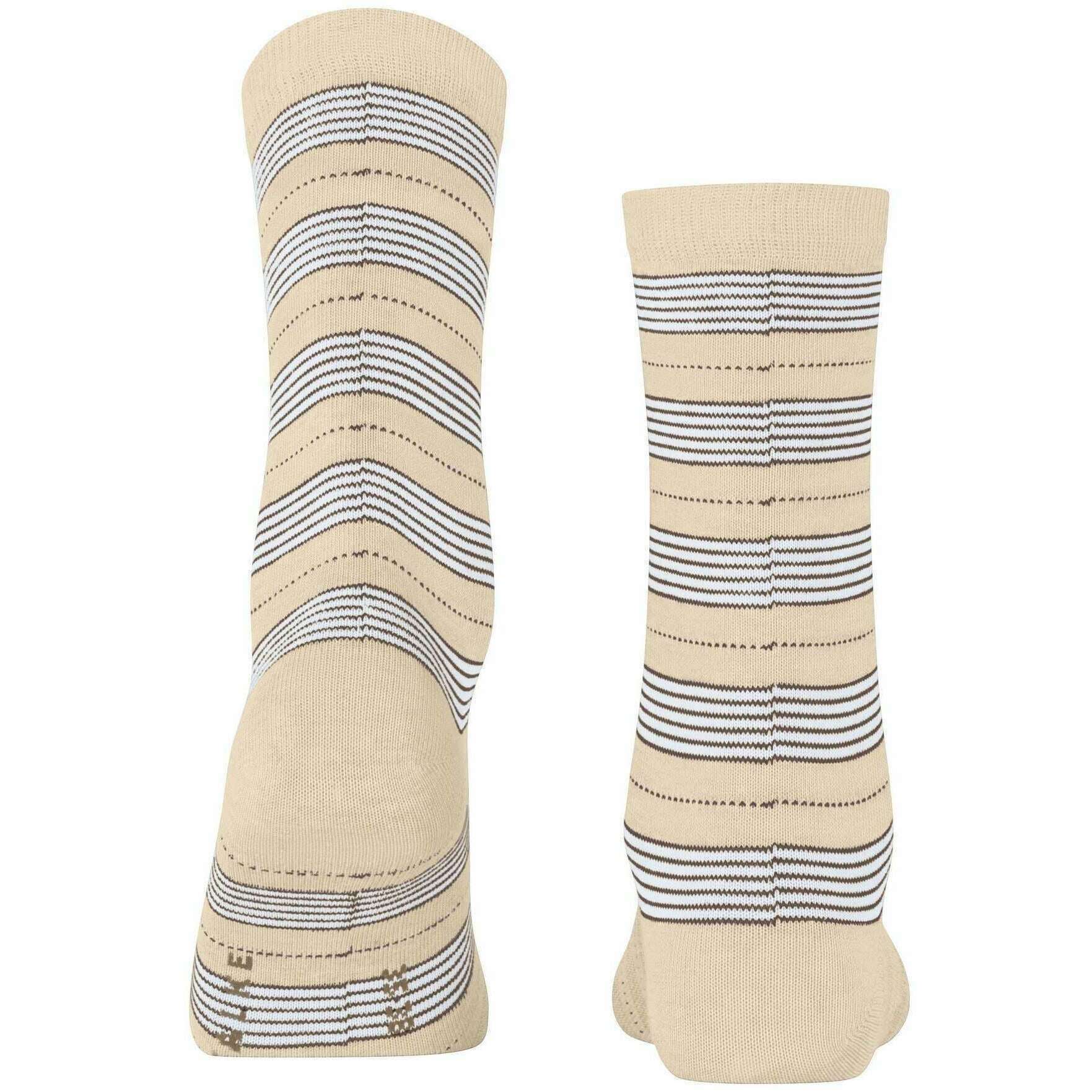 Falke Stripe Uniform Socks - Cream - Image 3