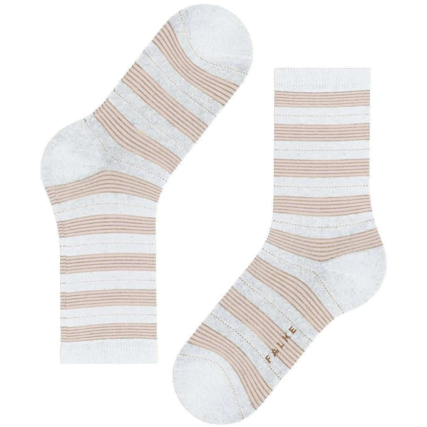 Falke Stripe Uniform Socks - White - Image 5