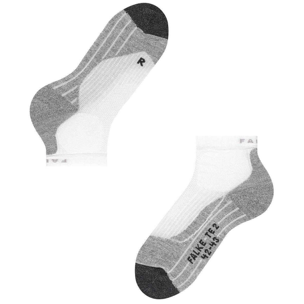 Falke TE2 Short Socks - White Mix - Image 6