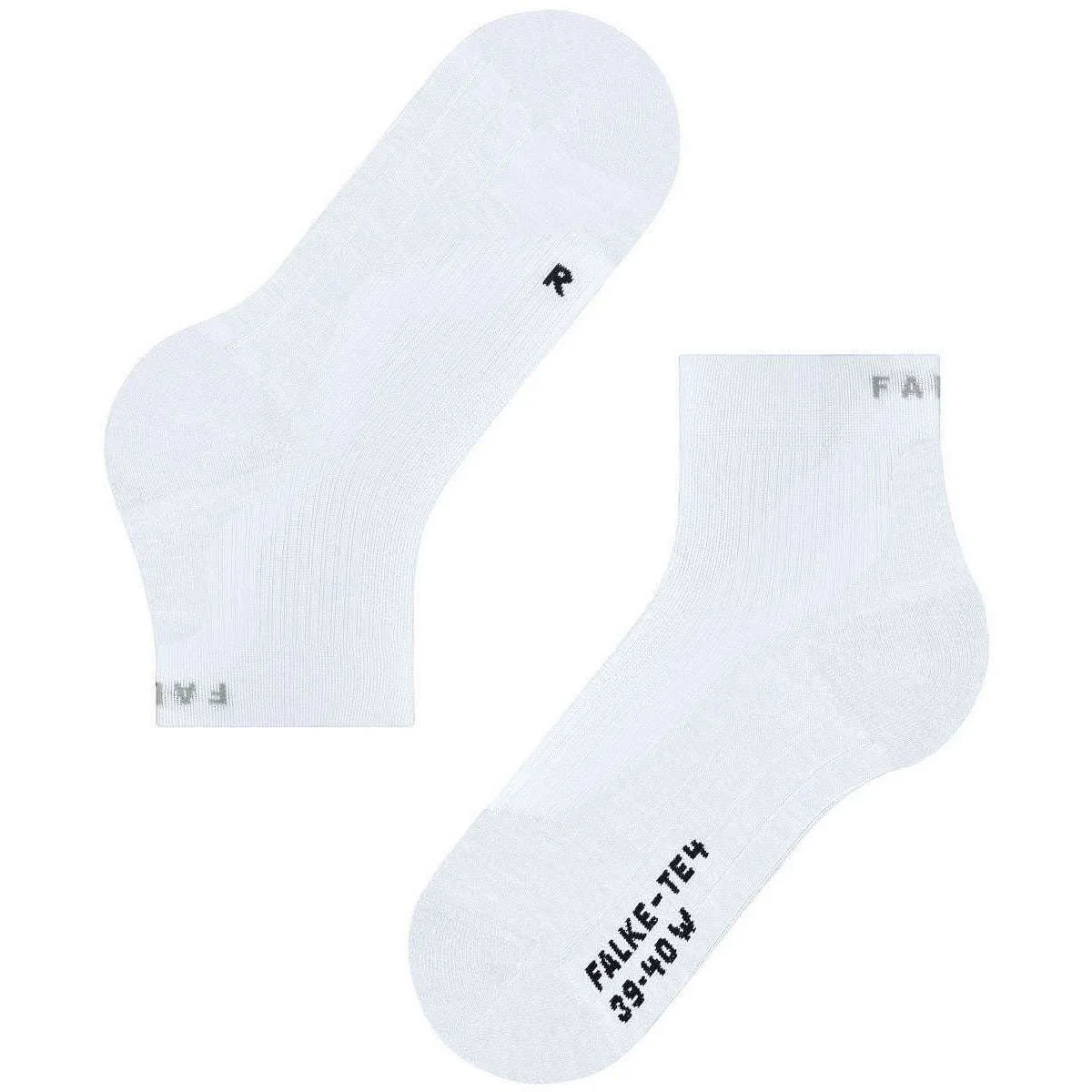 Falke Tennis 4 Short Sneaker Socks - White - Image 2