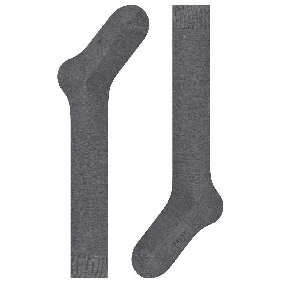 Falke Tiago Knee High Socks - Steel Mel Grey - Image 4
