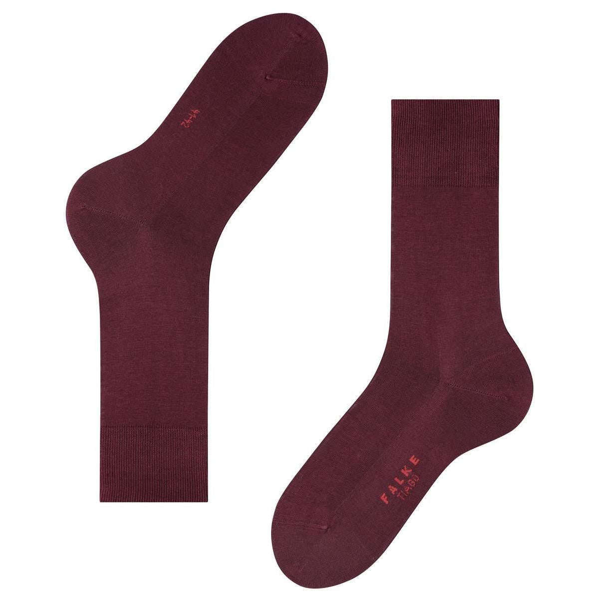 Falke Tiago Socks - Burgundy - Image 5