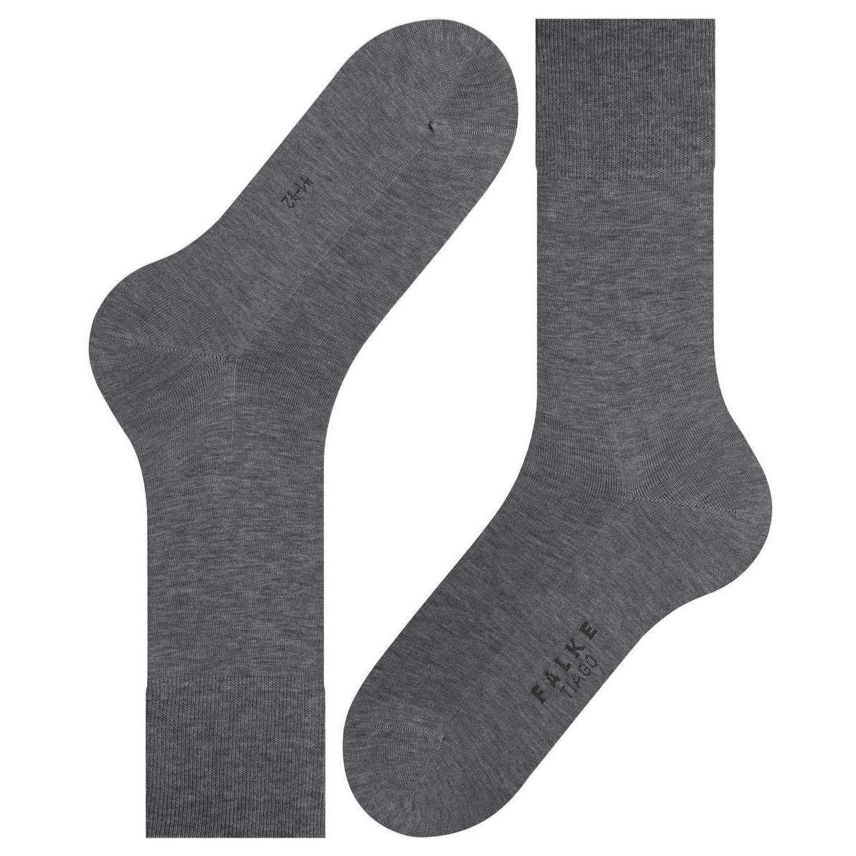 Falke Tiago Socks - Steel Mel Grey - Image 5