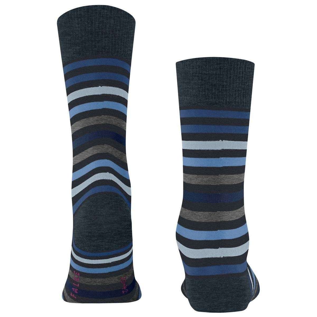 Falke Tinted Stripe Socks - Dark Navy - Image 3