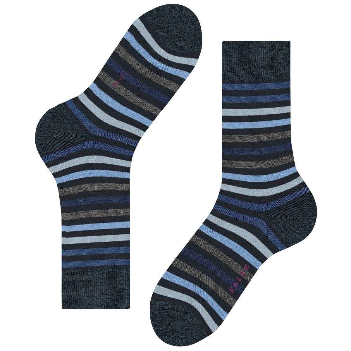 Falke Tinted Stripe Socks - Dark Navy - Image 5