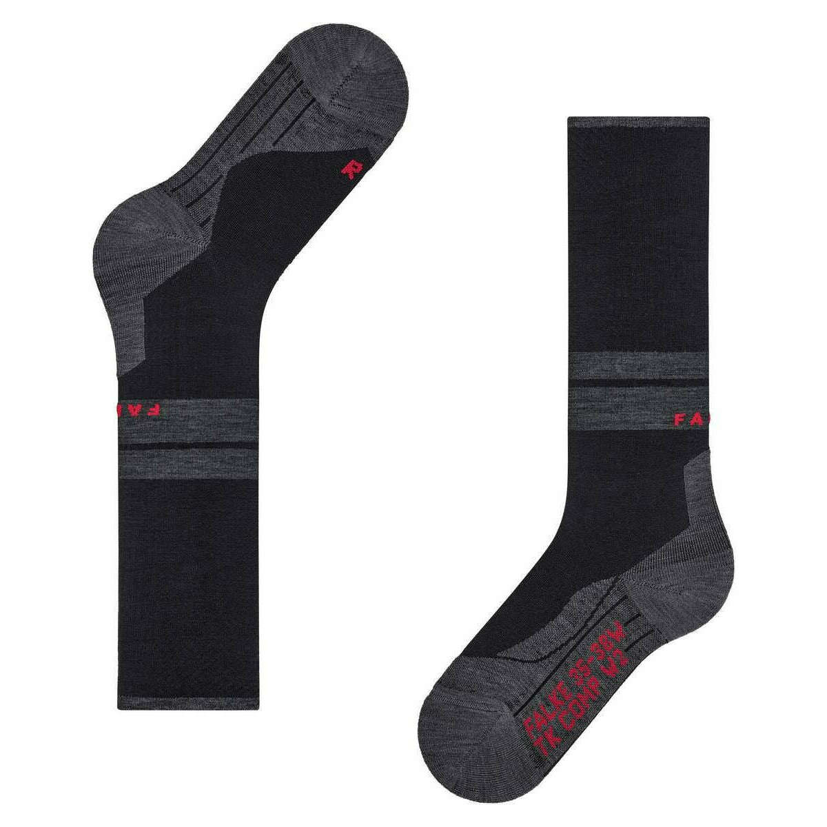Falke TK Compression W2 Energy Trekking Knee-High Socks - Black - Image 4