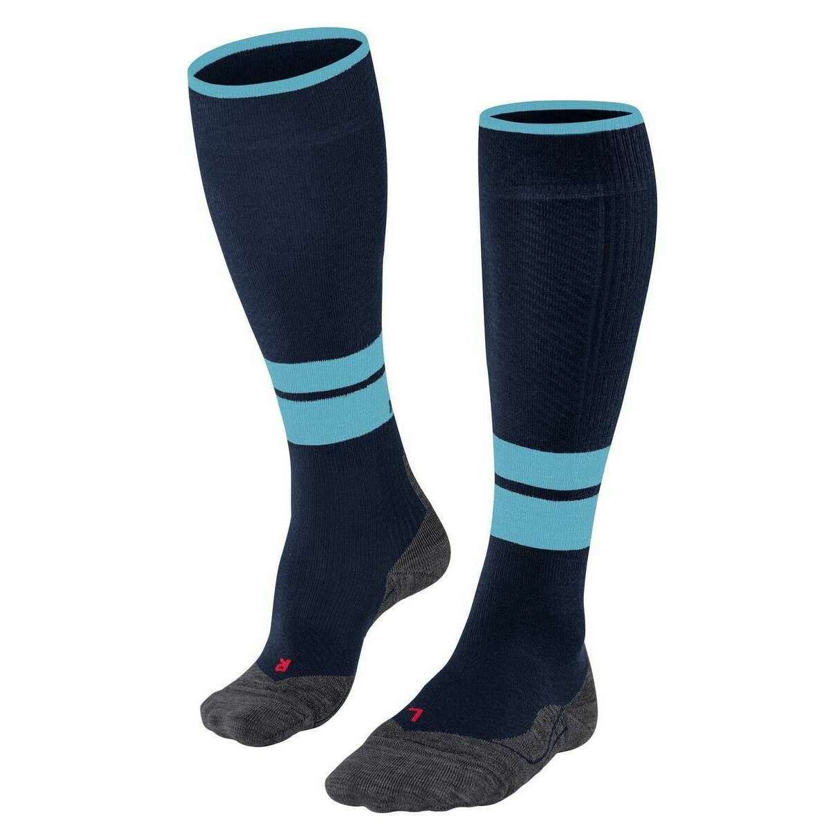 Falke TK Compression W2 Energy Trekking Knee-High Socks - Marine Navy/Blue