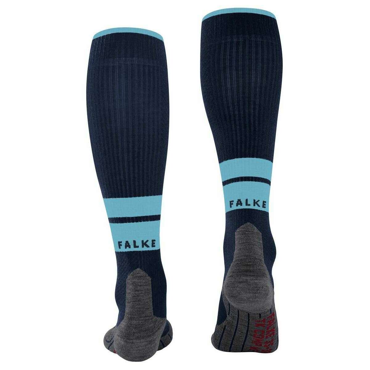 Falke TK Compression W3 Energy Trekking Knee-High Socks - Marine Navy/Blue - Image 3