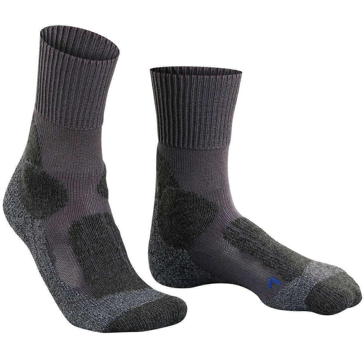 Falke TK1 Adventure Cool Socks - Asphalt Mel Grey - Image 2
