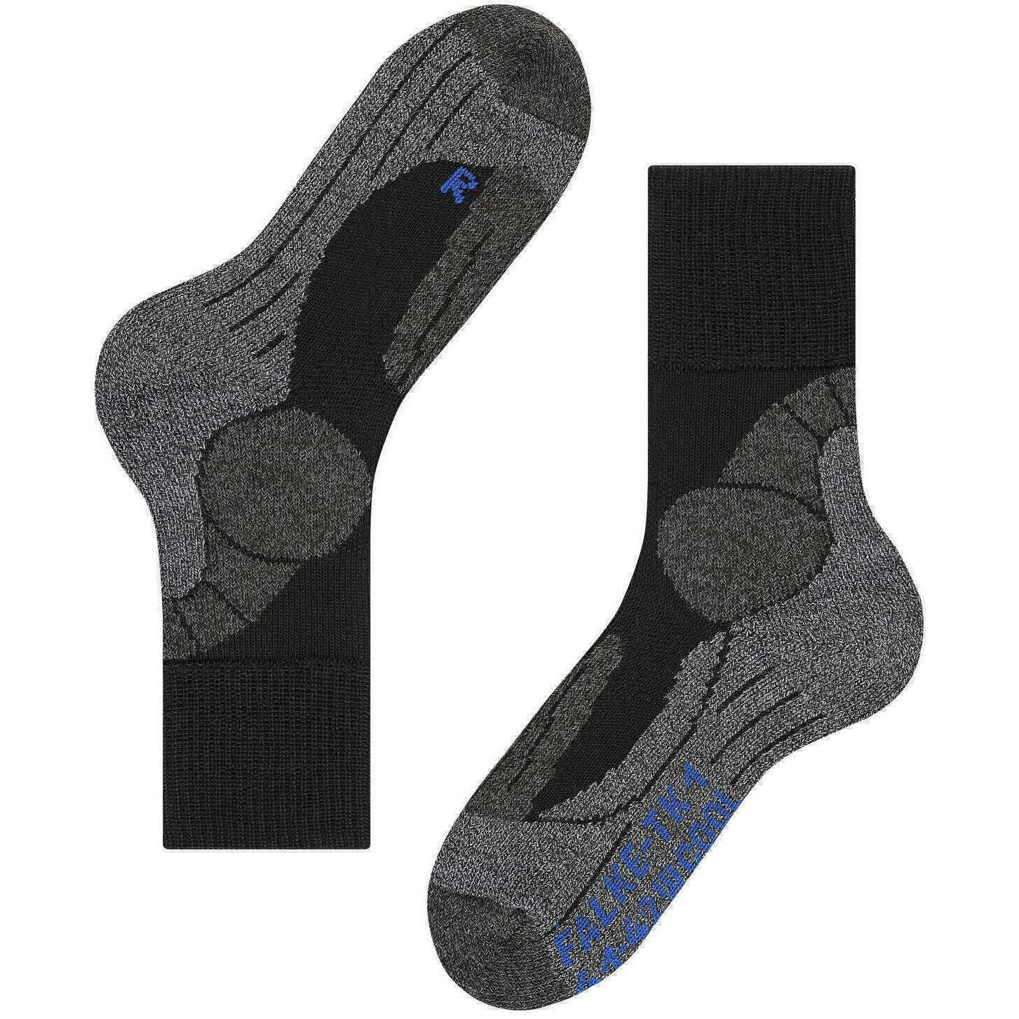 Falke TK1 Adventure Cool Socks - Black Mix - Image 6