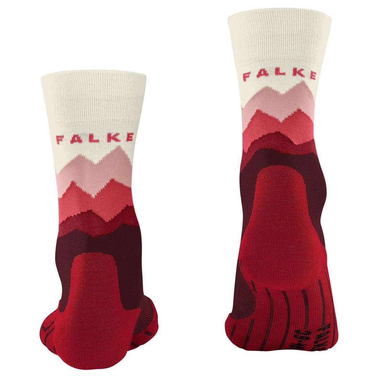 Falke TK2 Explore Crest Socks - Merlot Red - Image 3