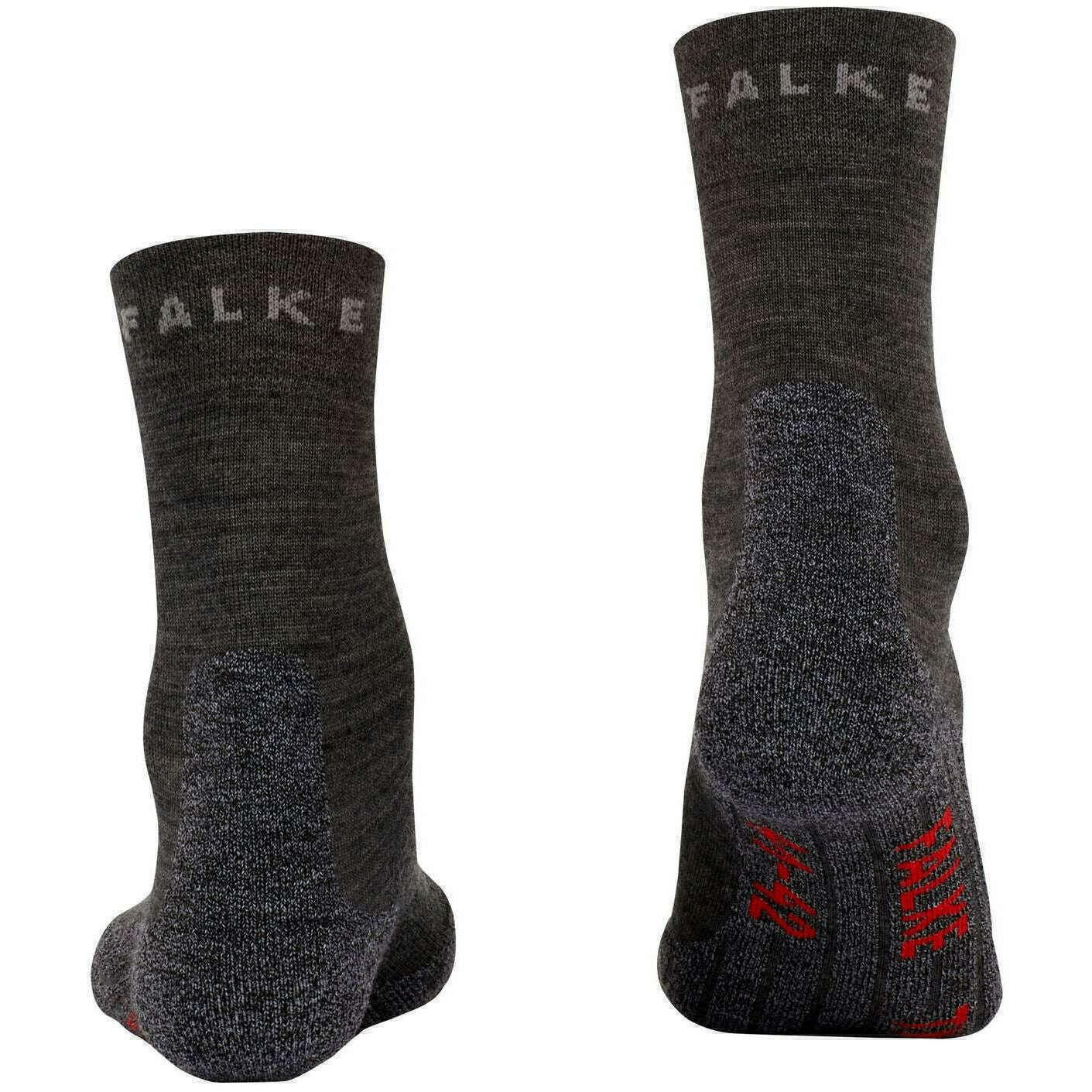 Falke TK2 Explore Sensitive Trekking Socks - Asphalt Mel Grey - Image 3
