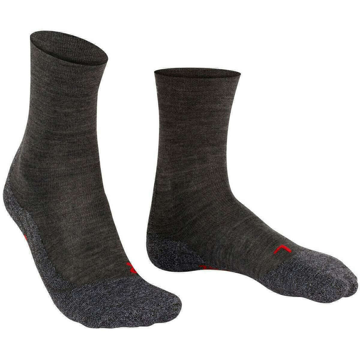 Falke TK2 Explore Sensitive Trekking Socks - Asphalt Mel Grey - Image 2