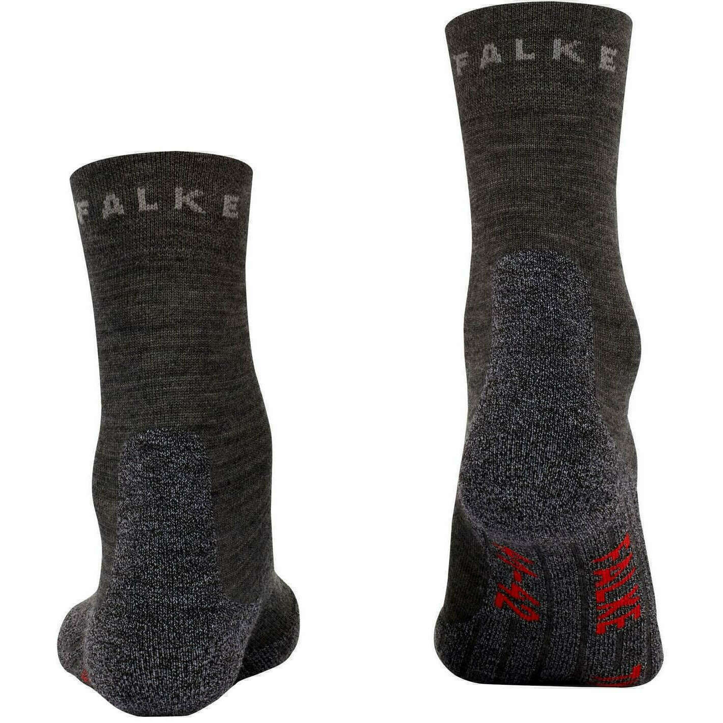 Falke TK2 Explore Sensitive Trekking Socks - Asphalt Mel Grey - Image 3