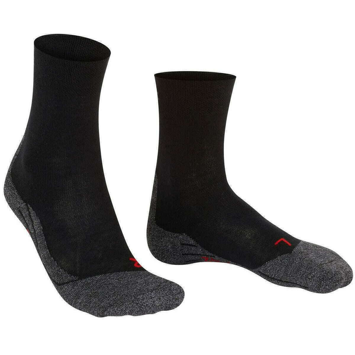 Falke TK2 Explore Sensitive Trekking Socks - Black Mix - Image 2
