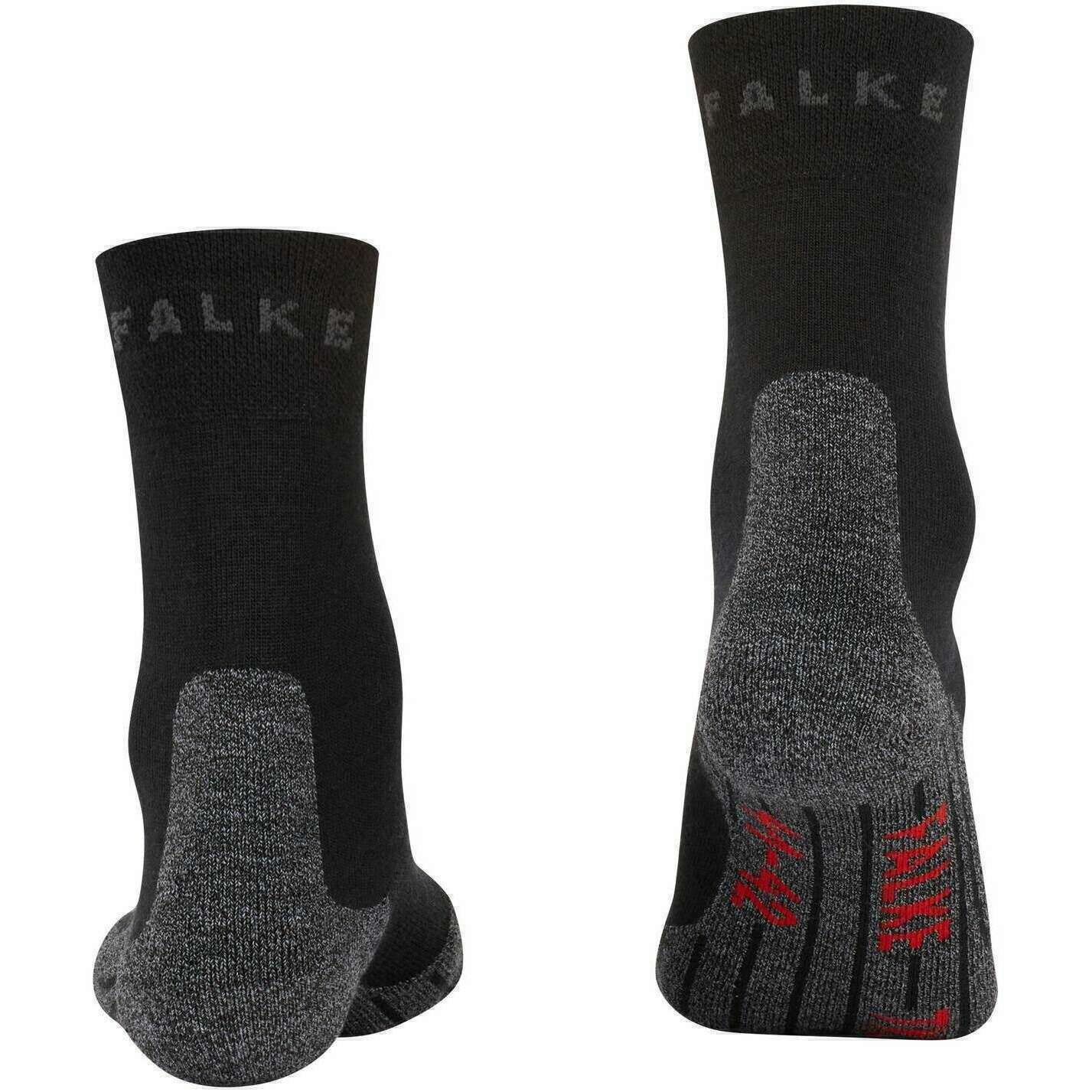 Falke TK2 Explore Sensitive Trekking Socks - Black Mix - Image 3