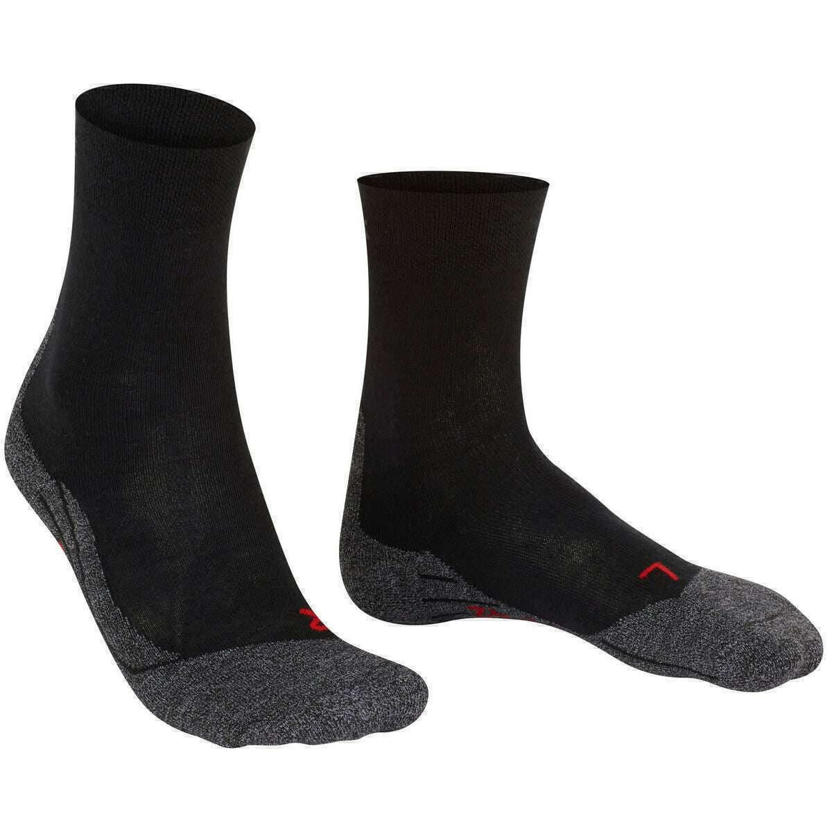 Falke TK2 Explore Sensitive Trekking Socks - Black Mix - Image 2