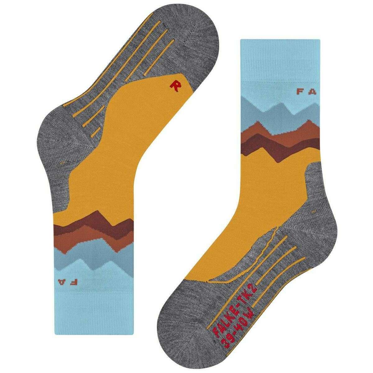 Falke TK2 Explore Socks - Lemonade Yellow - Image 4