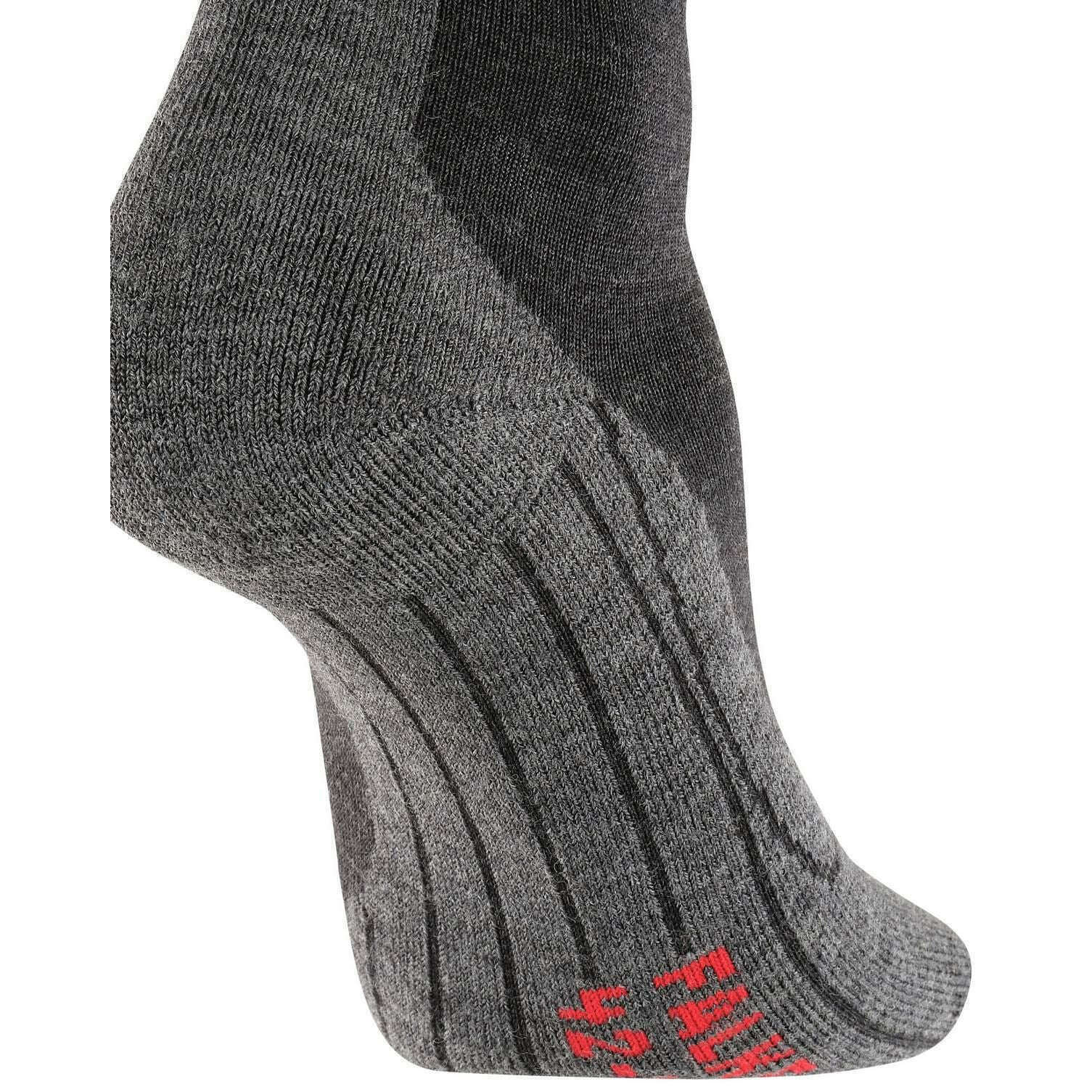 Falke TK2 Explore Wool Silk Trekking Socks - Anthra Mel Grey - Image 5