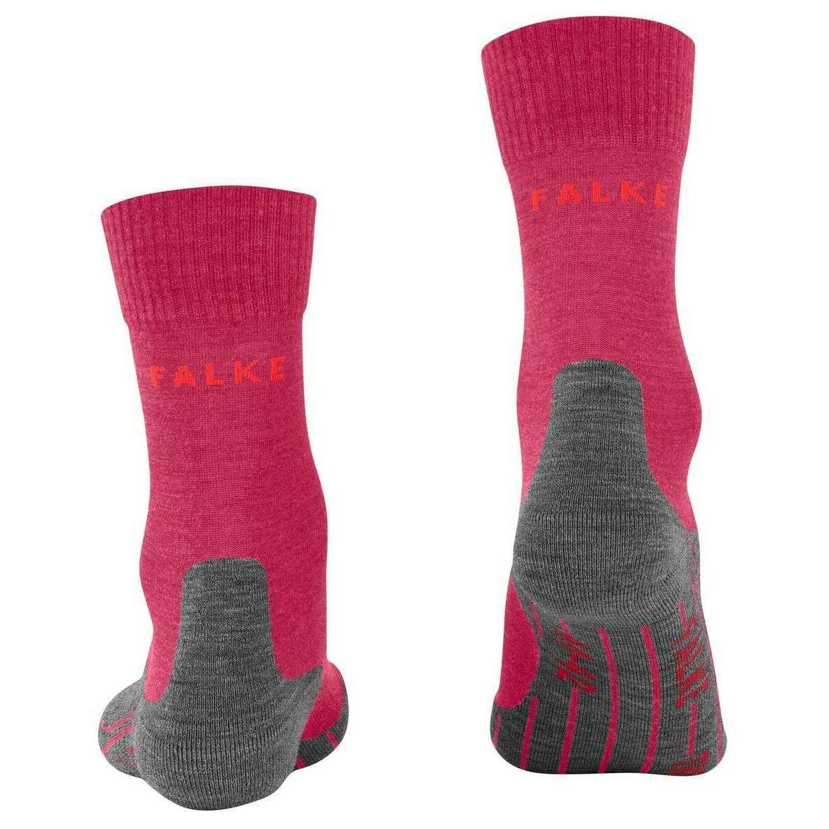 Falke TK5 Wander Trekking Socks - Rose Pink/Grey - Image 3