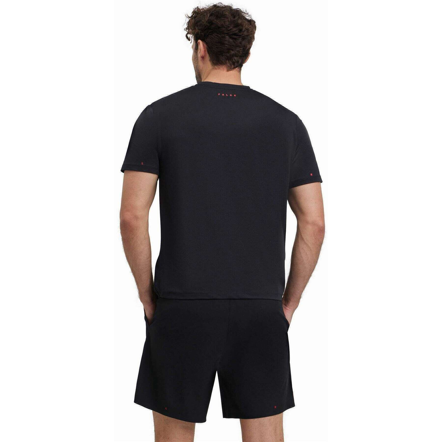 Falke Training Logo T-Shirt - Black - Image 3