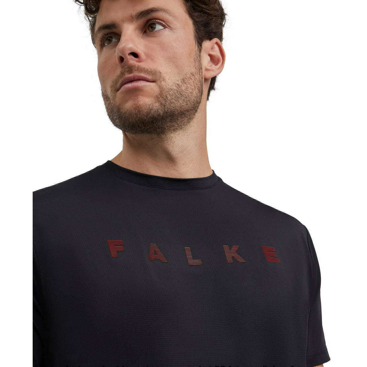 Falke Training Logo T-Shirt - Black - Image 4