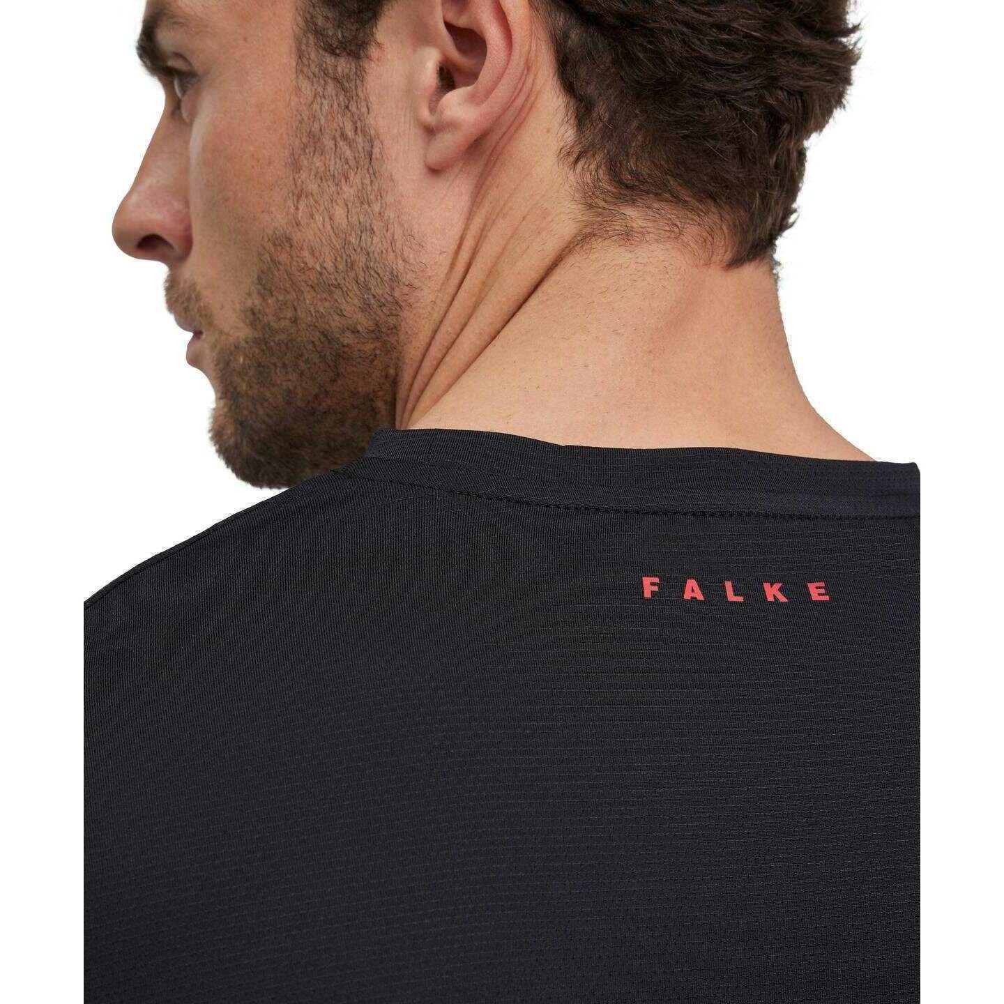 Falke Training Logo T-Shirt - Black - Image 5